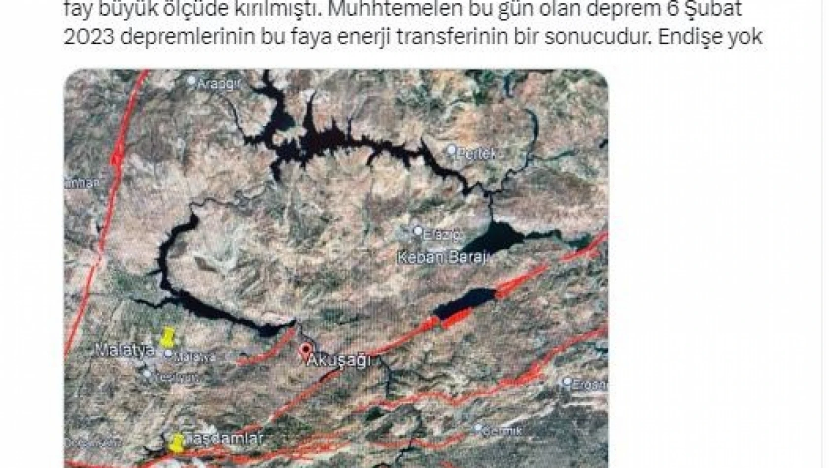 Naci Görür'den Malatya'daki 5.9 büyüklüğündeki depreme ilişkin açıklama: 