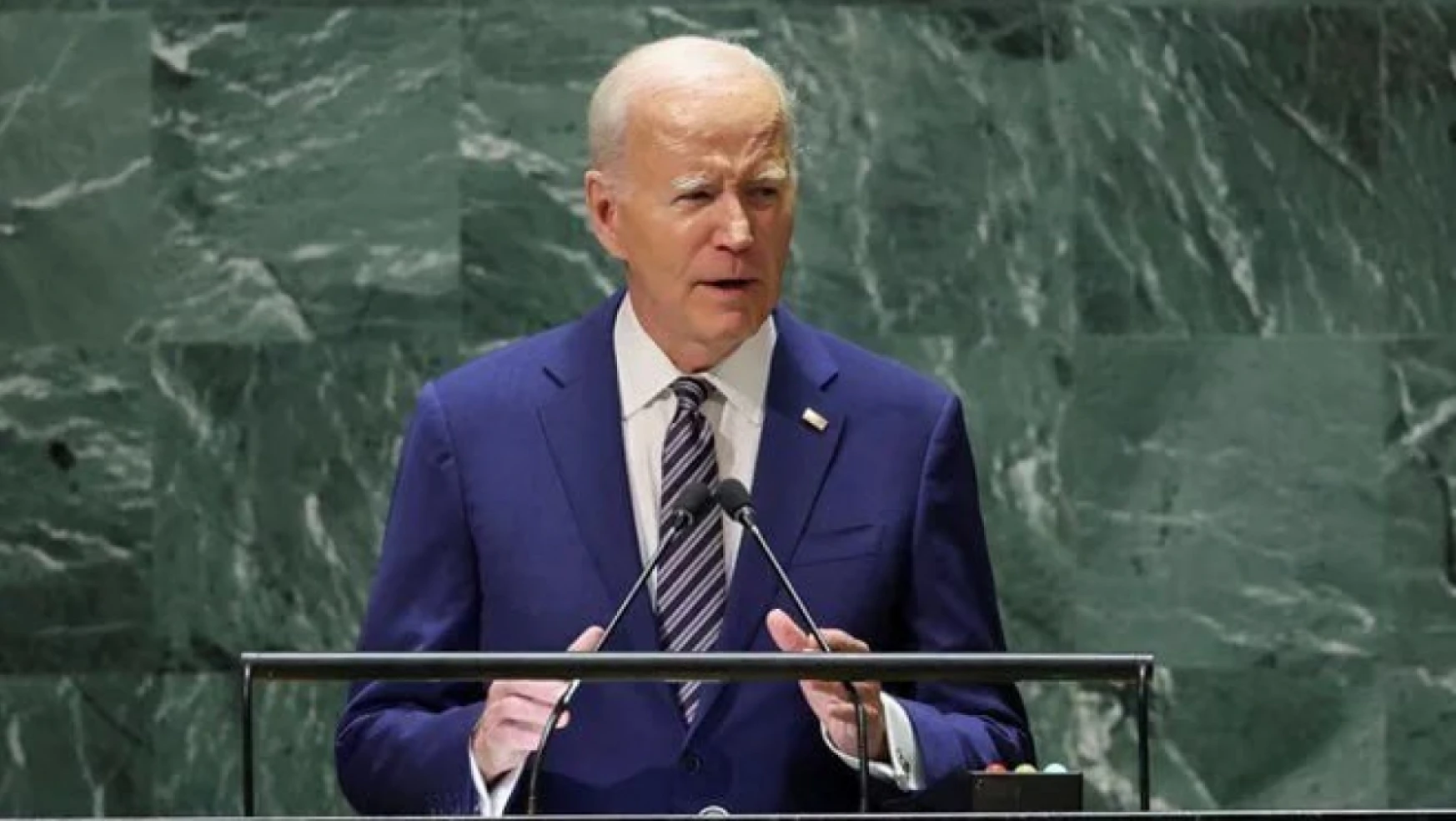 ABD Başkanı Joe Biden, Birleşmiş Milletler Genel Kurulu'nda liderlere hitap etti