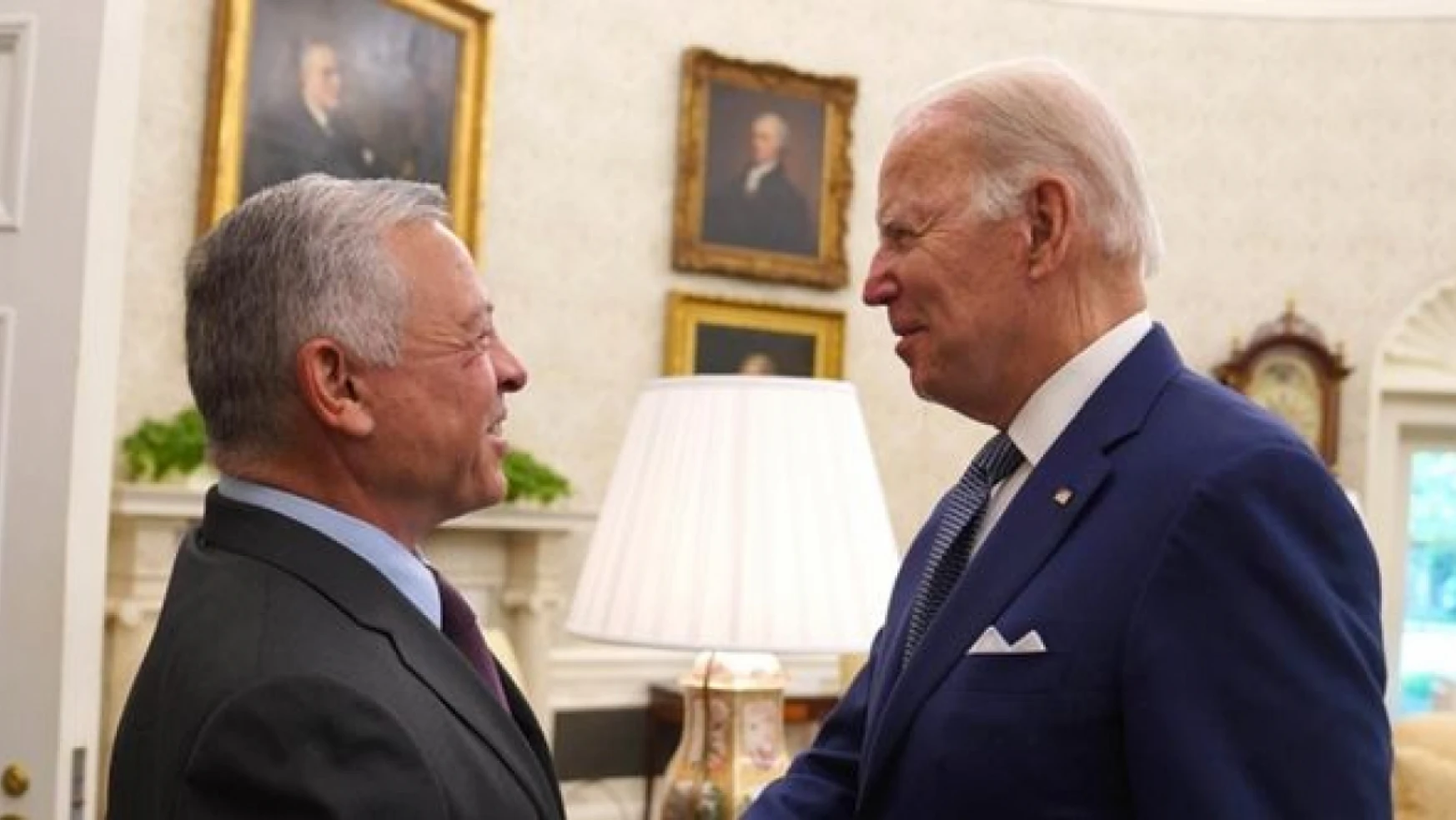 ABD Başkanı Joe Biden, Ürdün Kralı 2. Abdullah ile görüştü