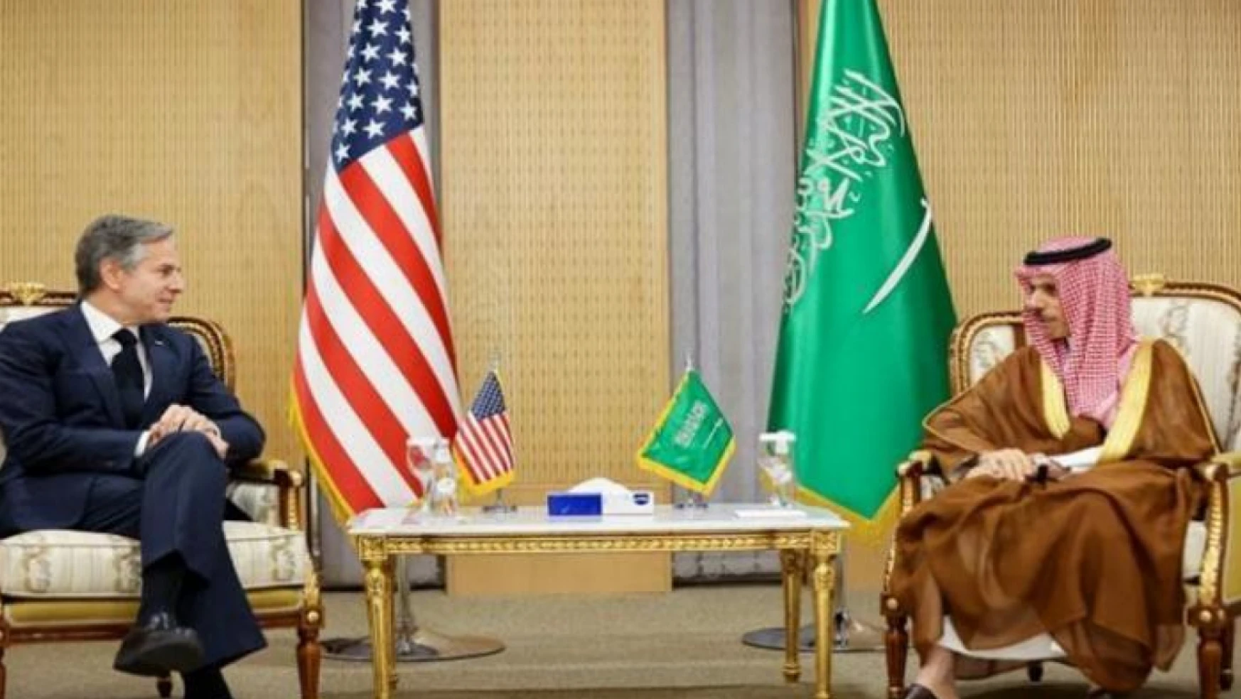 ABD Dışişleri Bakanı Blinken, Suudi Arabistan Dışişleri Bakanı Farhan ile görüştü