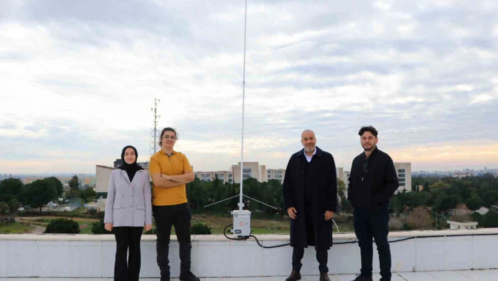 Adana'da Türkiye'nin 6. Alçak Yörünge Uydu Yer Gözlem İstasyonu kuruldu