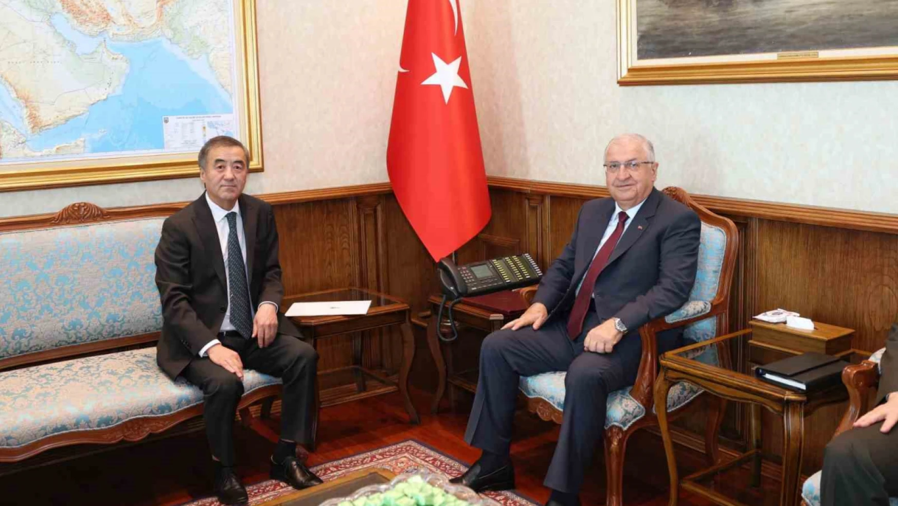 Bakan Güler, Moğolistan Büyükelçisi Gombosuren'i kabul etti