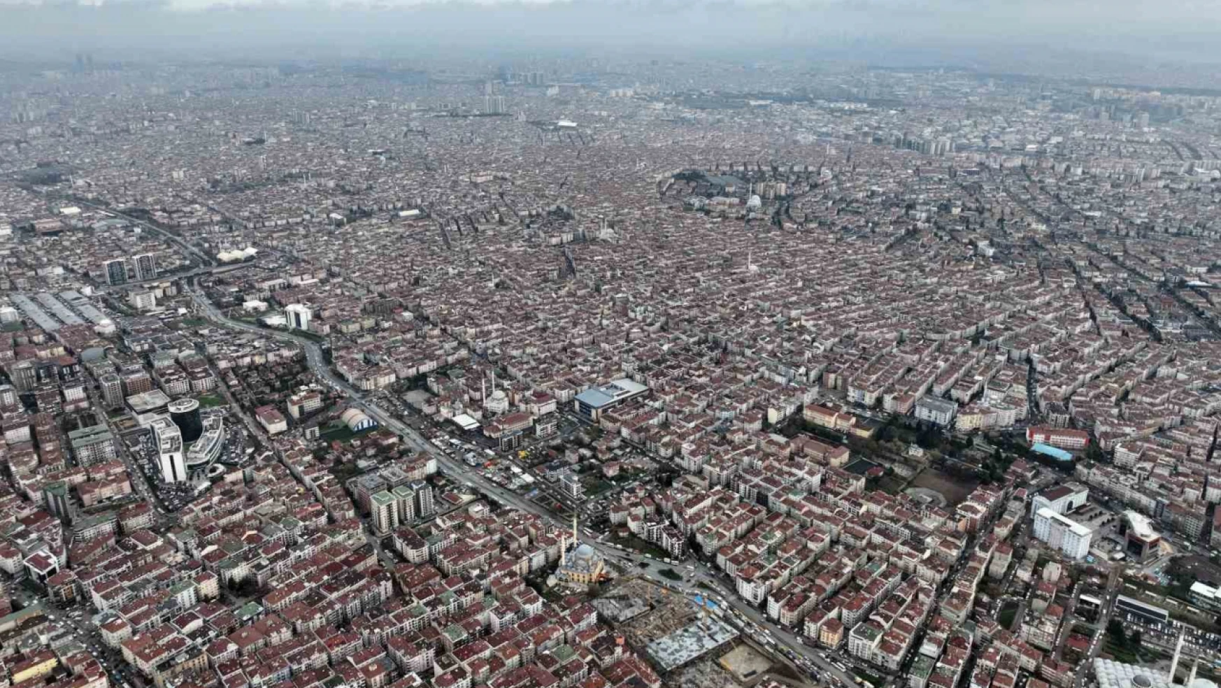 Betona boğulan İstanbul'da korkutan görüntü