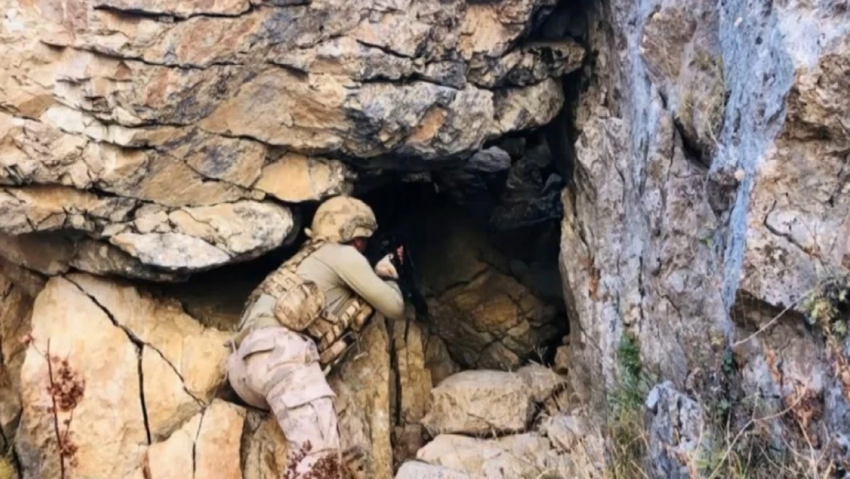 Bozdoğan-2 operasyonlarında 32 mağara, sığınak ve barınma alanı imha edildi