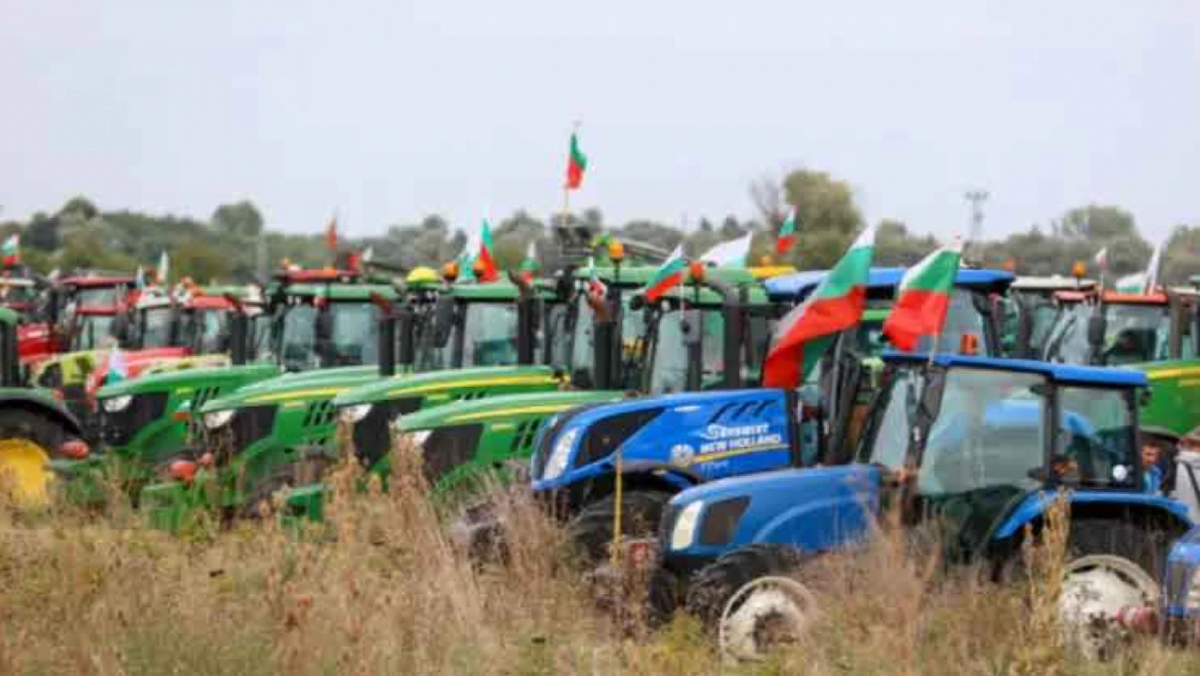 Bulgaristan'da çiftçi protestosu