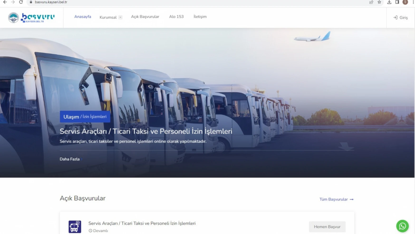 Büyükşehir'den ticari araçlar için online başvuru sistemi