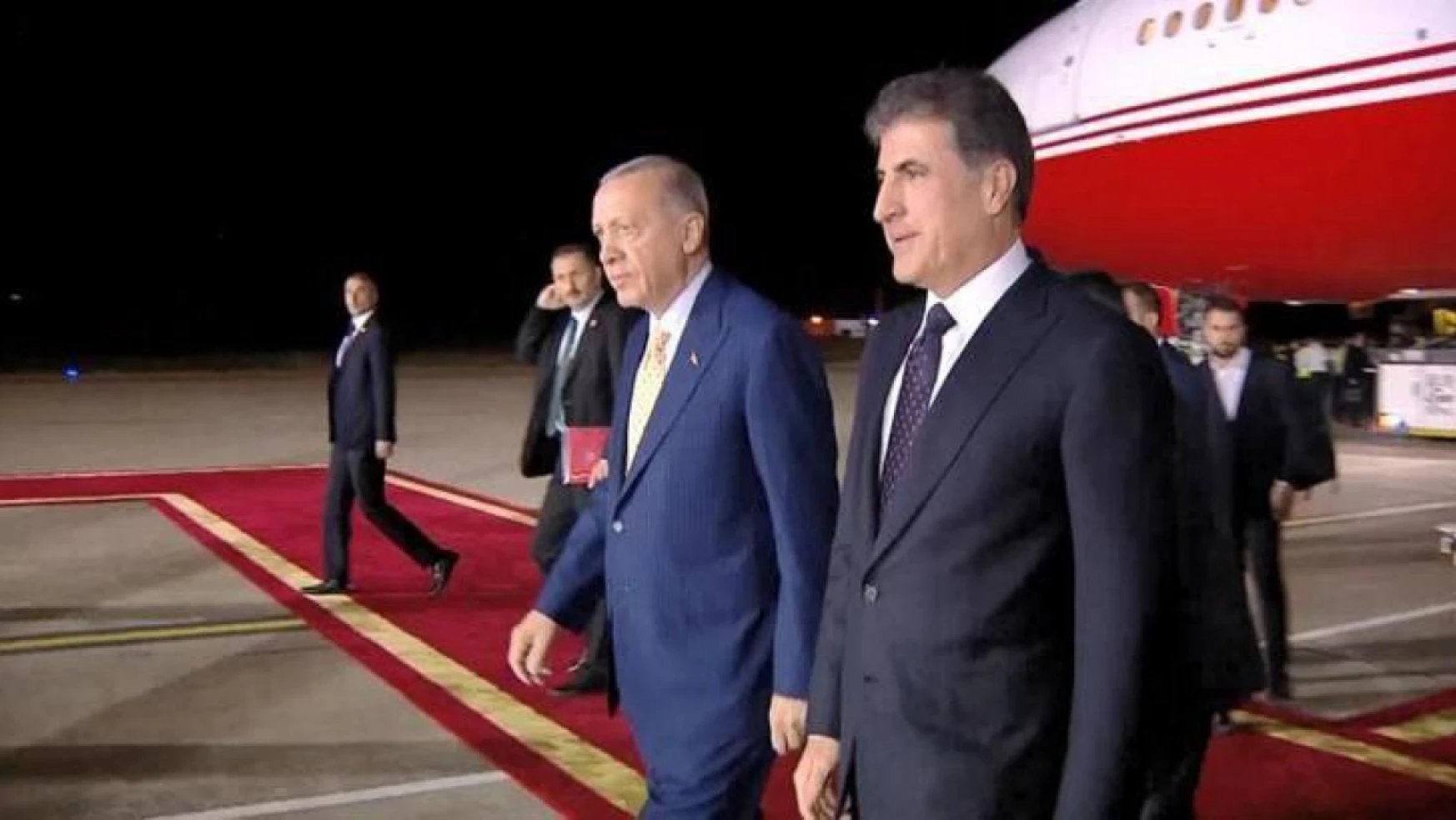 Cumhurbaşkanı Erdoğan Erbil'de