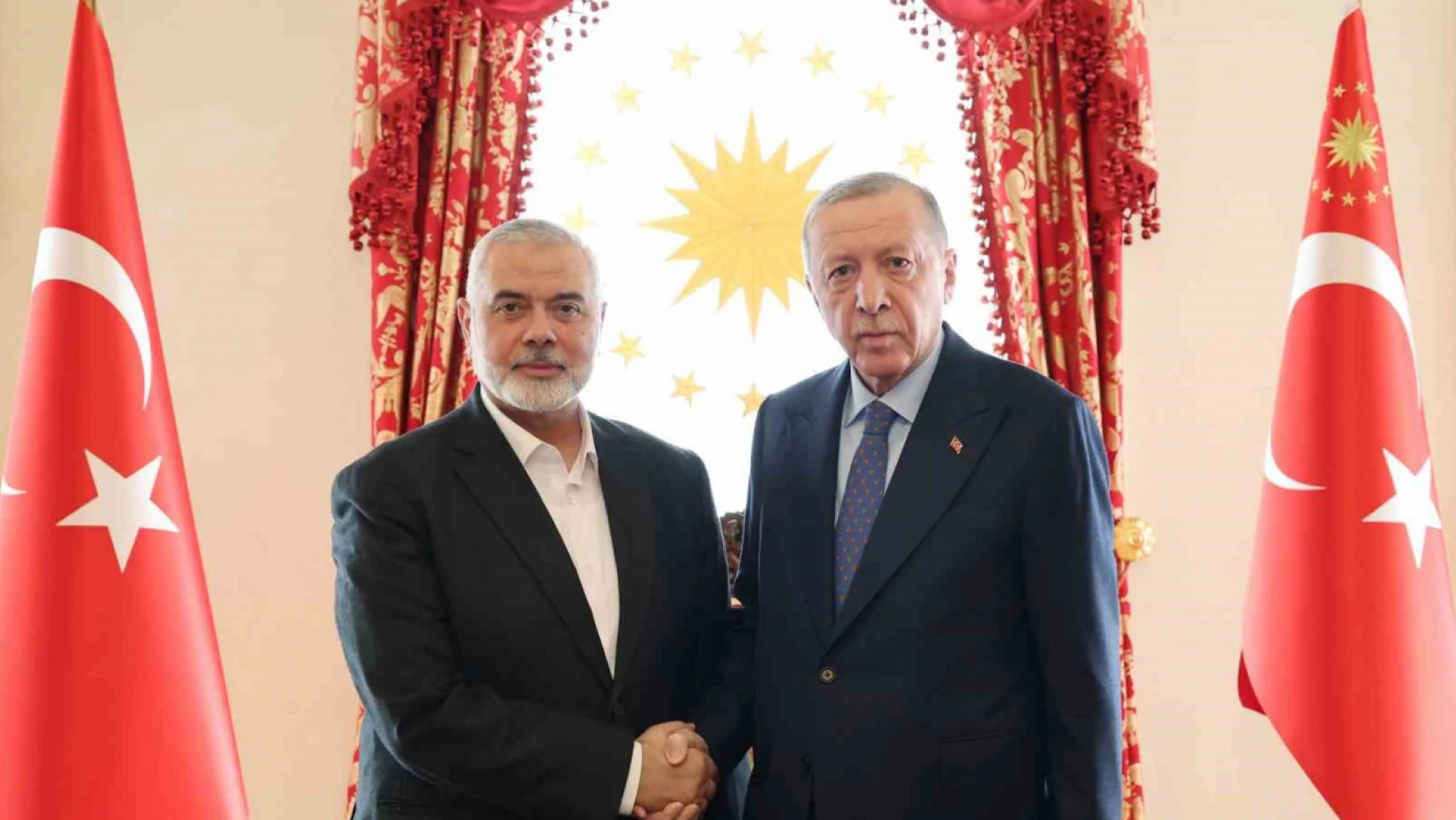 Cumhurbaşkanı Erdoğan'ın Hamas Siyasi Büro Başkanı Haniye ile görüşmesi sona erdi