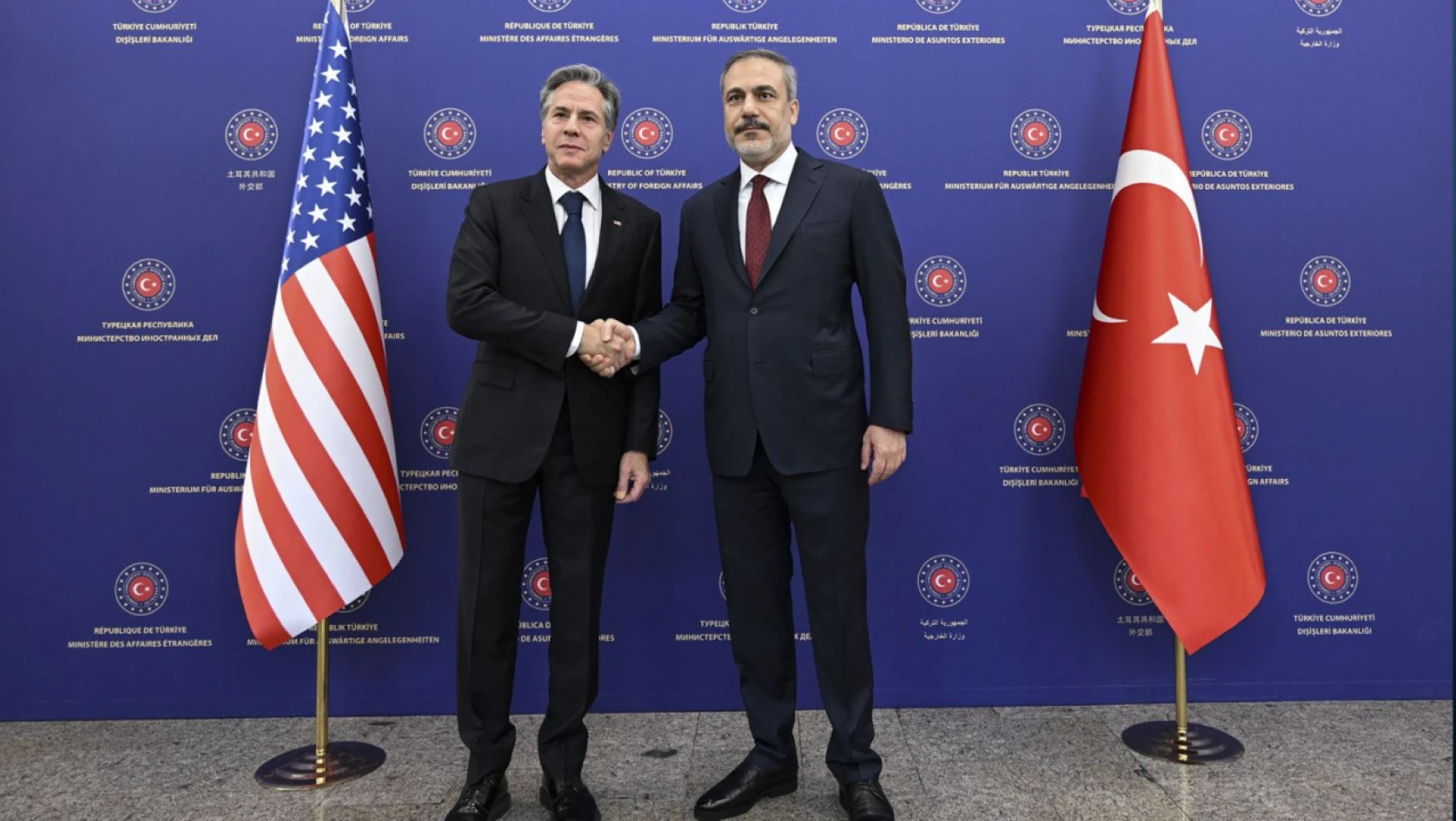 Dışişleri Bakanı Fidan, ABD Dışişleri Bakanı Blinken ile görüştü