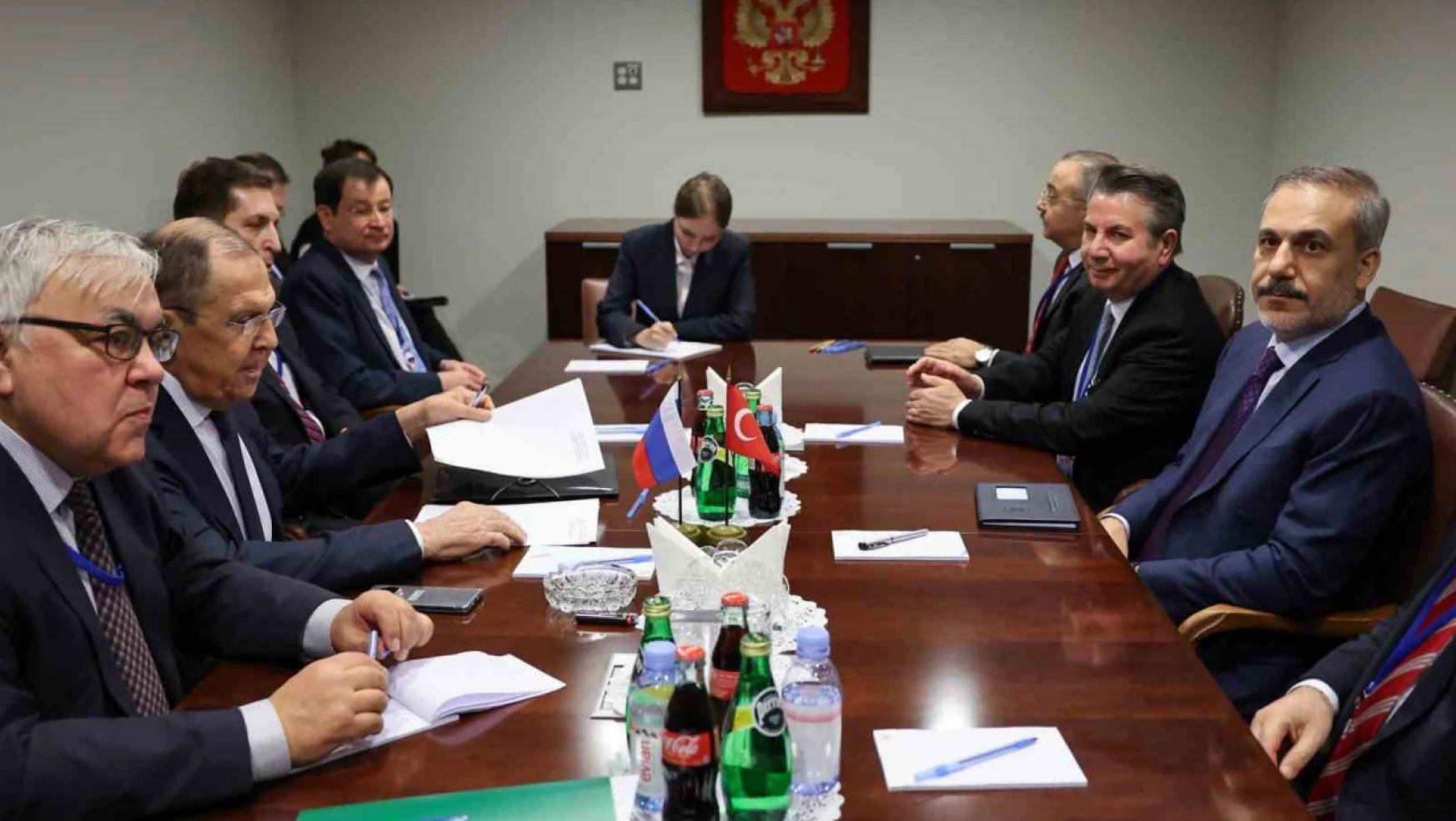 Dışişleri Bakanı Fidan, New York'ta Rusya Federasyonu Dışişleri Bakanı Sergey Lavrov ile görüştü