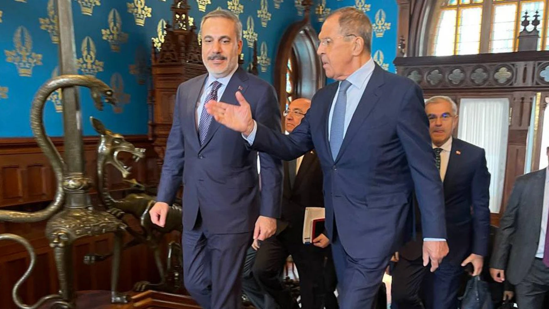 Dışişleri Bakanı Fidan, Rus mevkidaşı Lavrov ile bir araya geldi
