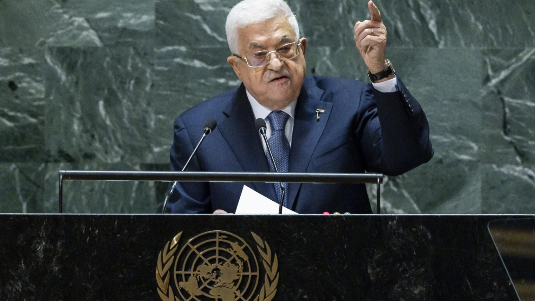 Filistin Devlet Başkanı Abbas'tan ABD'ye BMGK tepkisi