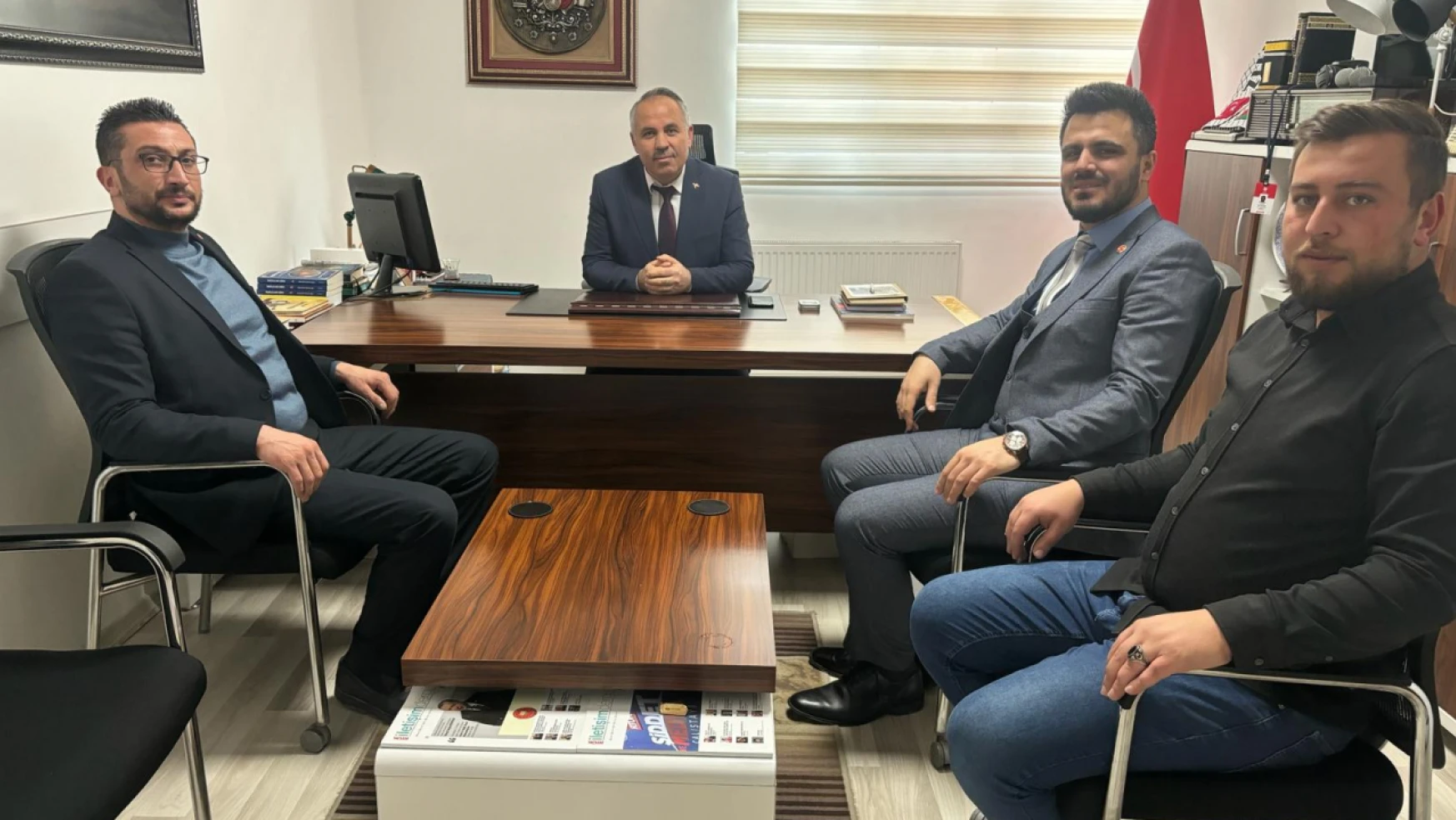 Hacılar Saadet Partisi Belediye Başkan Adayı Enderun FM'yi Ziyaret Etti