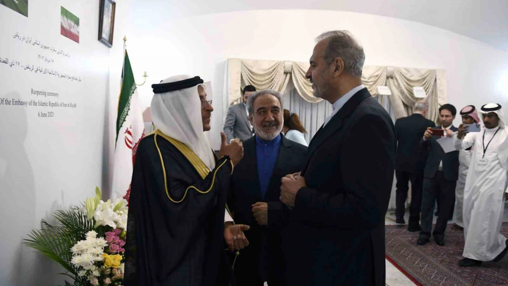 İran'ın Riyad Büyükelçiliği 7 yılın ardından yeniden açıldı