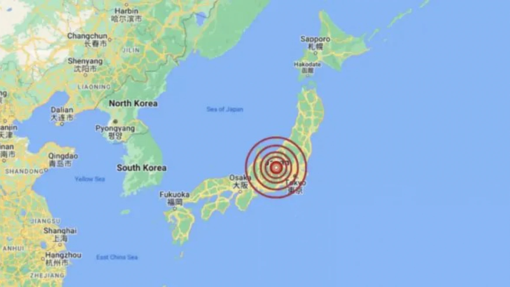 Japonya'da 5.9 büyüklüğünde deprem