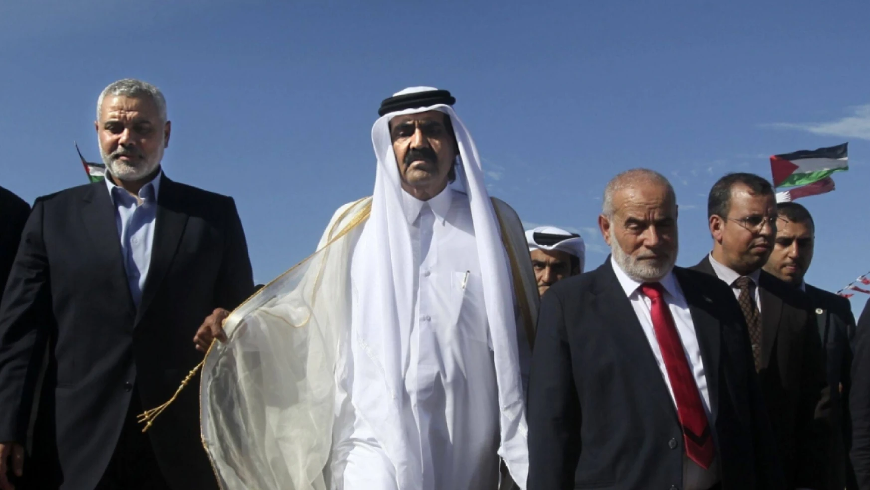 Katar Emiri Al Thani, Hamas Siyasi Büro Başkanı Haniye ile görüştü