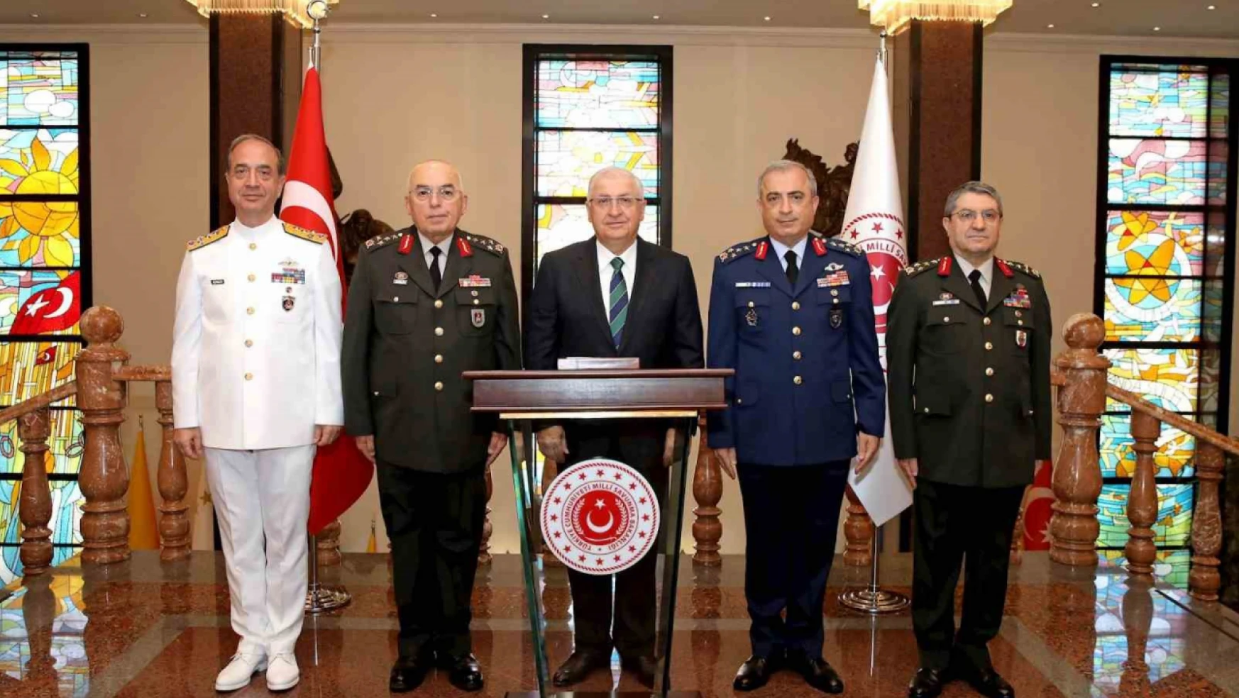 Komutanlardan Milli Savunma Bakanı Güler'e hayırlı olsun ziyareti