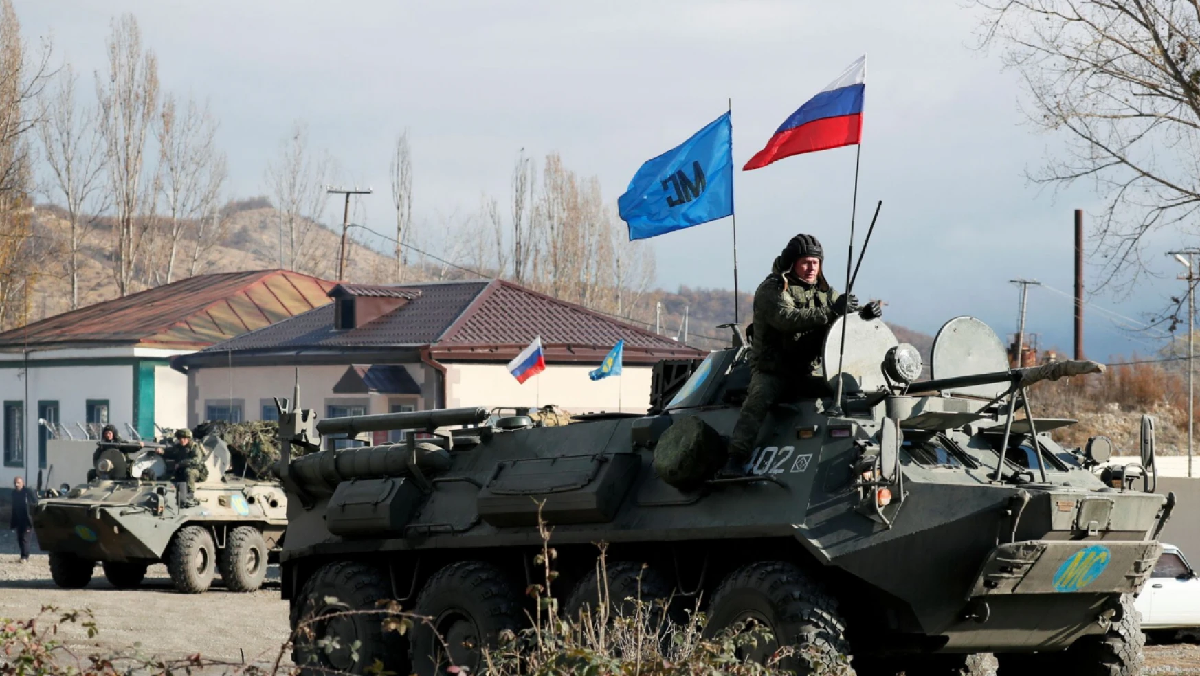 Rus barış gücünün Dağlık Karabağ'dan çekilme süreci başladı