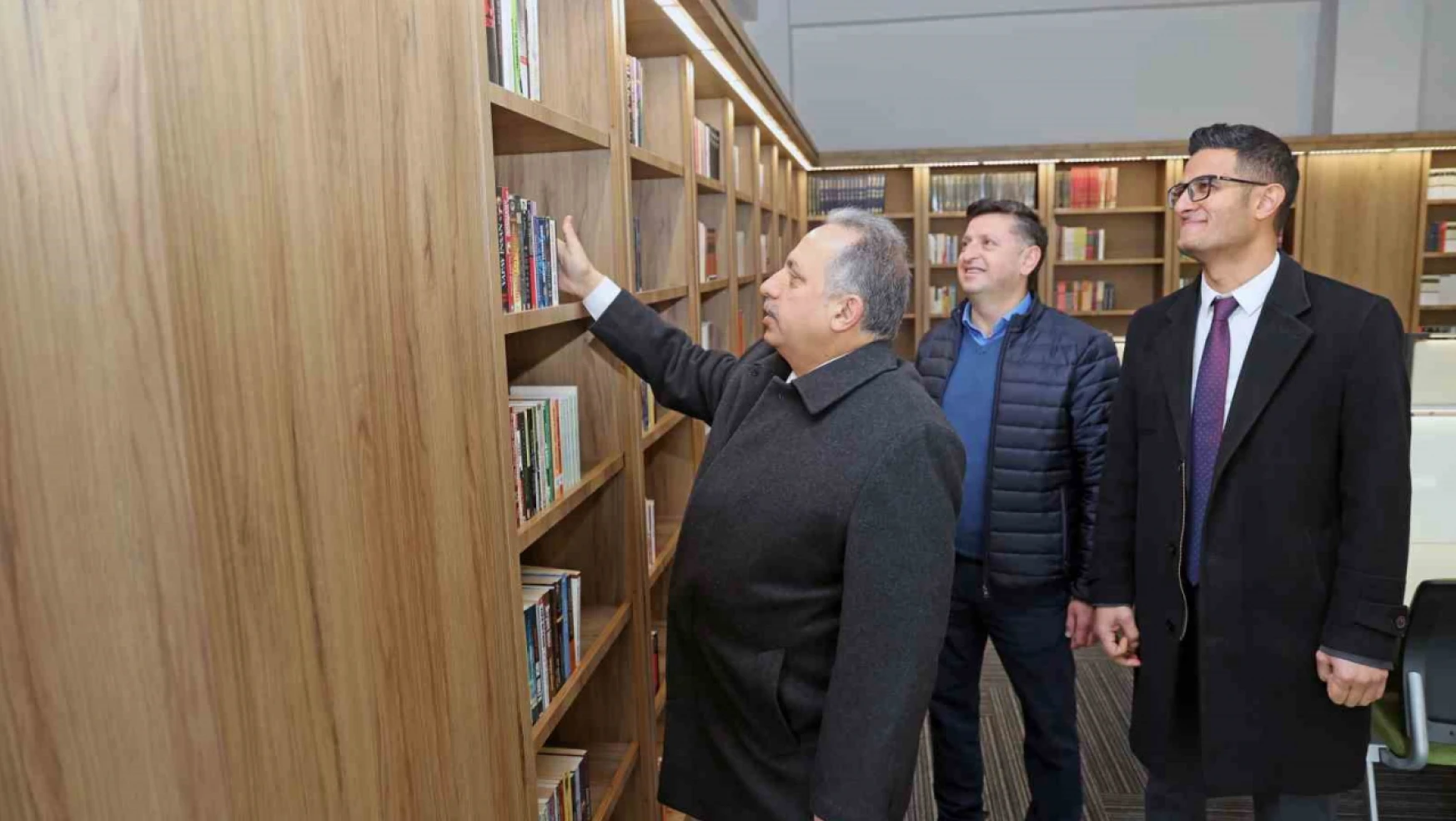 Talas Mehmet Karamercan Kütüphanesi'nde büyük gün