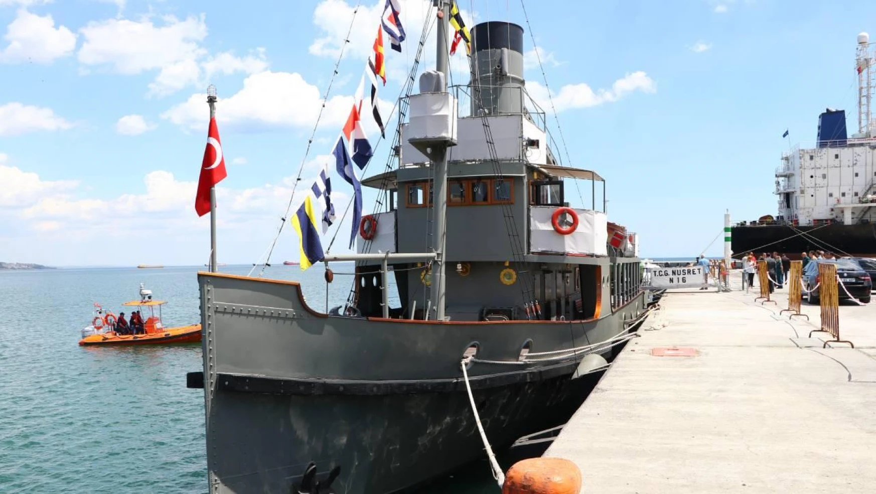 TCG NUSRET Mayın Müze Gemisi Samsun'a demirleyecek