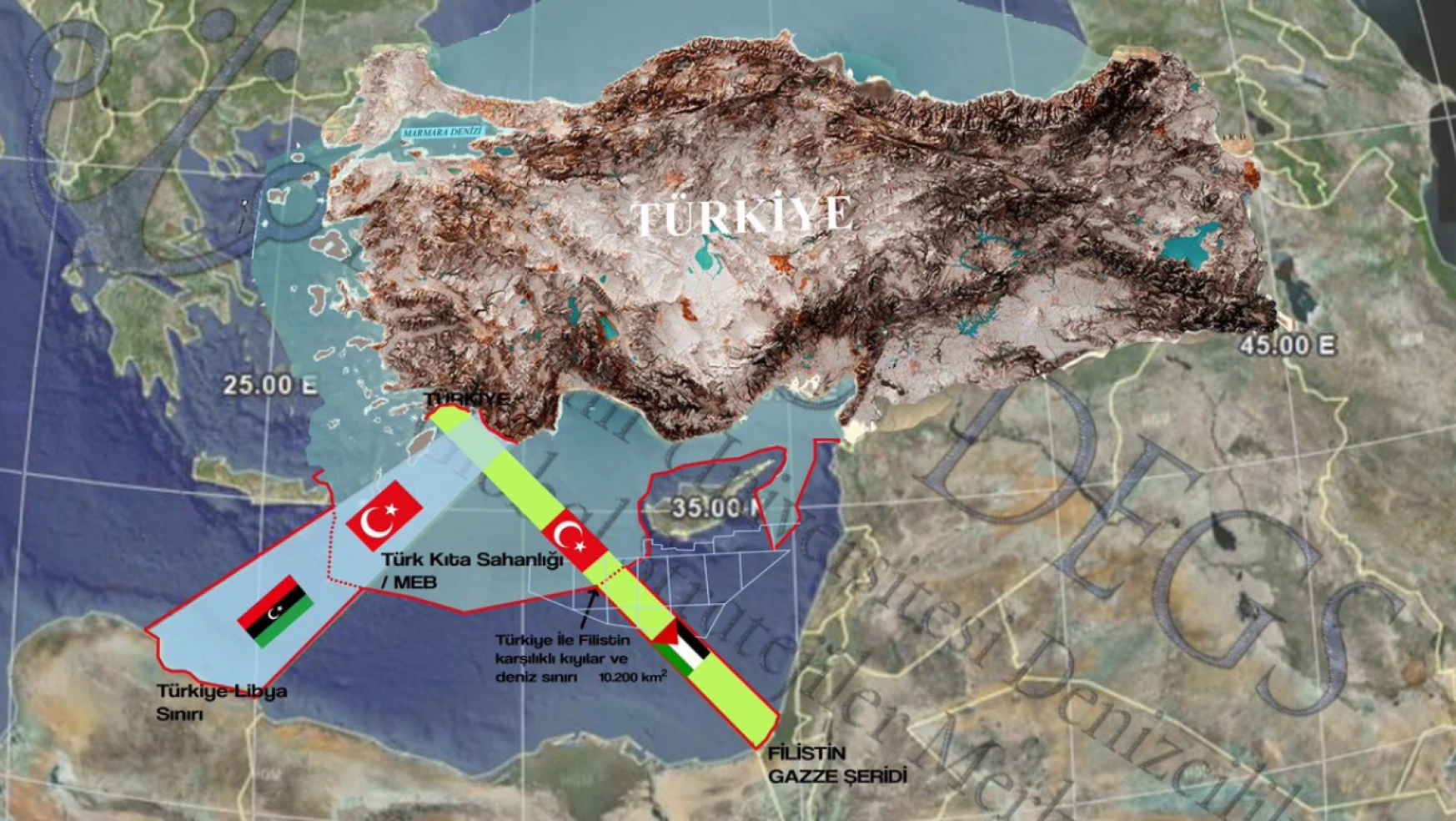 Türkiye'nin haklarını geliştirmesi için Filistin'de deniz yetki alanı anlaşması imzalanmalı