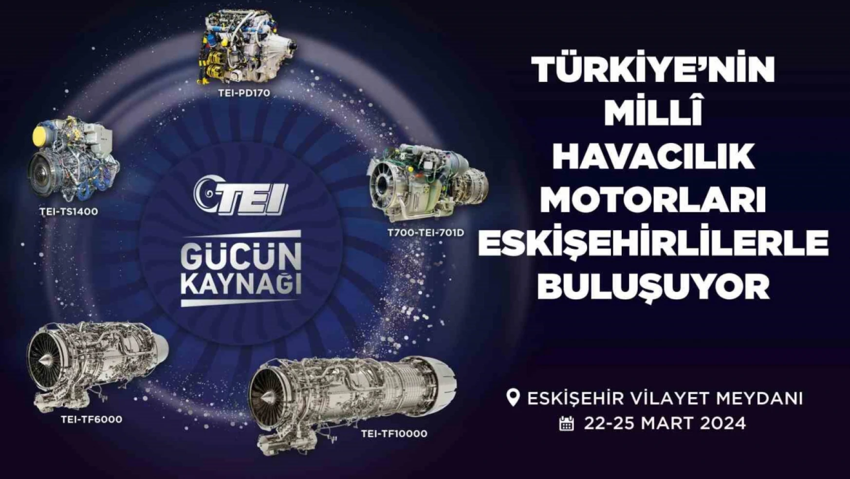 Türkiye'nin millî havacılık motorları Eskişehirlilerle buluşuyor