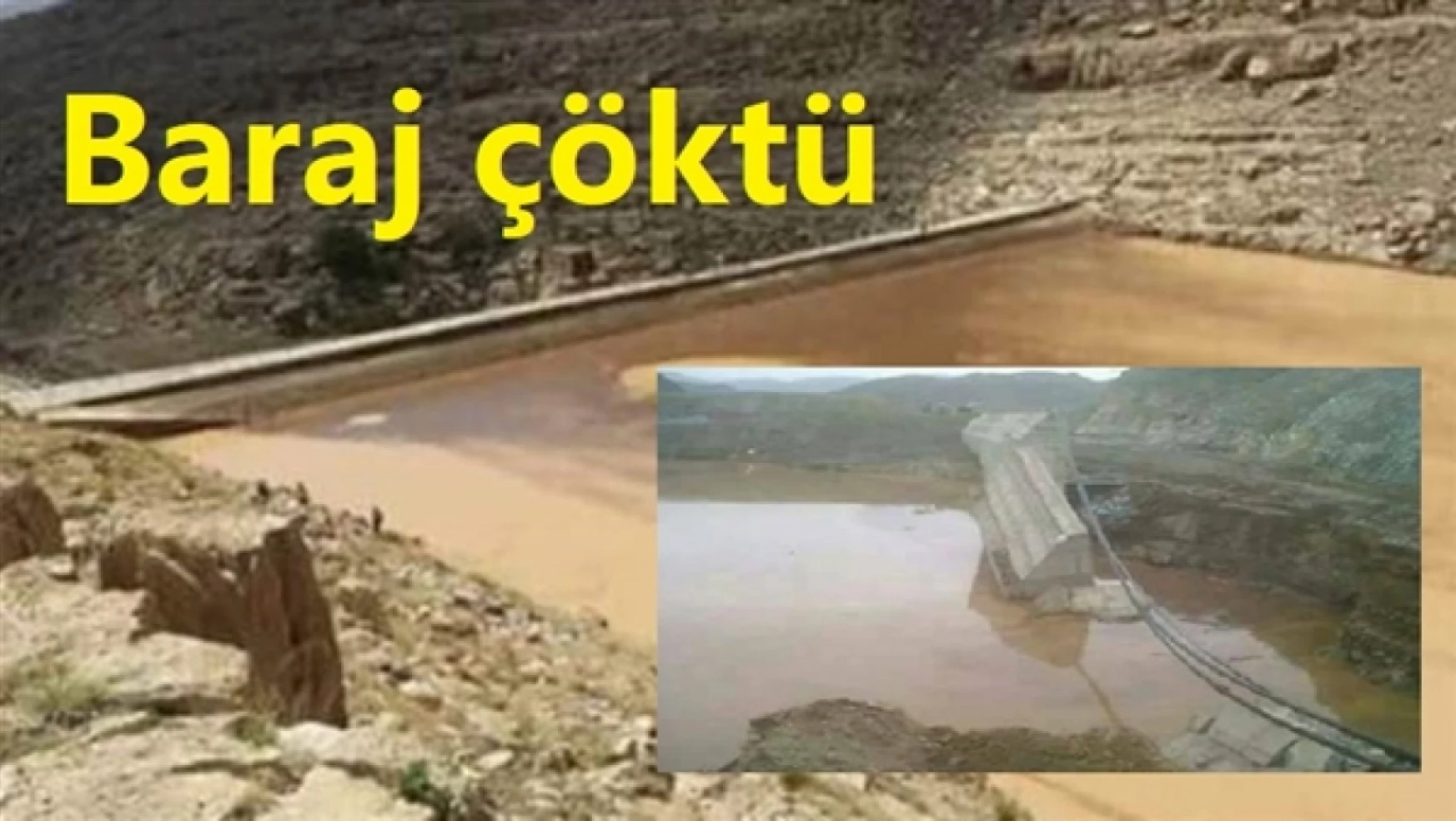Yemen'de baraj çöktü