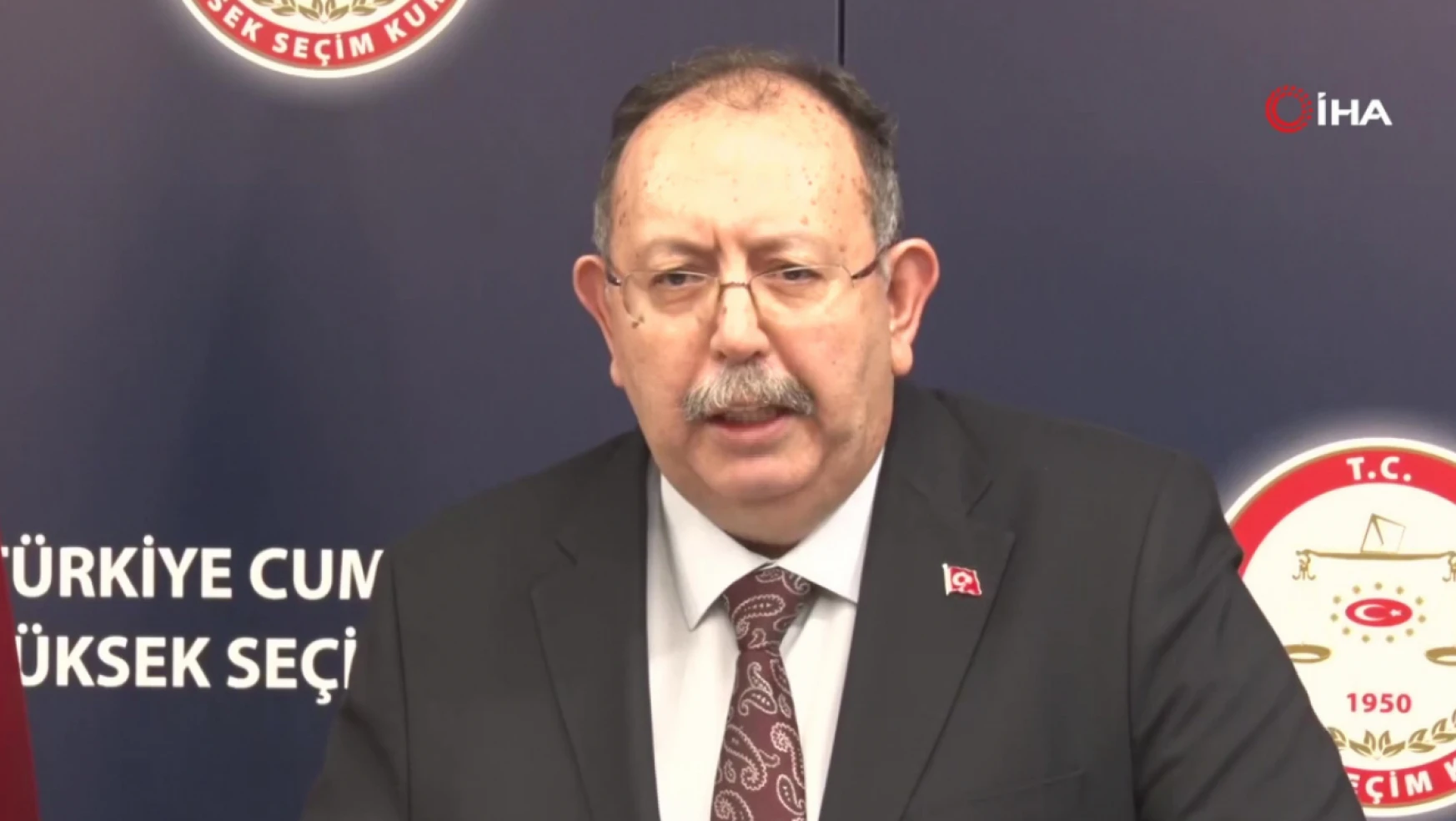YSK Başkanı Yener: YSK seçimlerin güvenli bir ortamda gerçekleşmesi için tüm tedbirlerini almıştır