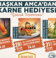 Çocuklara karne hediyesi tiyatro şöleni