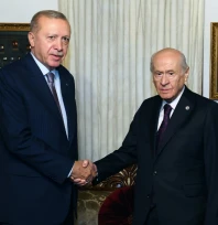 Cumhurbaşkanı Erdoğan ve MHP Lideri Bahçeli Bir Araya Geldi