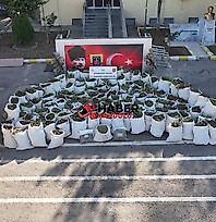 Diyarbakır'da 2 ton 200 kilogram esrar ele geçirildi