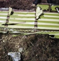 Düşen uçağın enkazına ulaşıldı