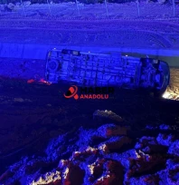 İşçi Servisi 50 Metreden Uçuruma Yuvarlandı