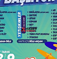 Konservatuvar kursları için kayıtlar başlıyor
