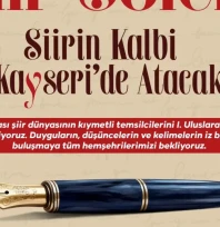 Melikgazi'de Uluslararası Şiir Şöleni Düzenlenecek