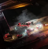 Mobilya fabrikasında yangın