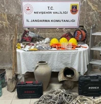Ürgüp'te Tarihi Eser Kaçakçılarına Suçüstü Operasyon