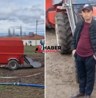 Yem karma makinasına düşen adam hayatını kaybetti