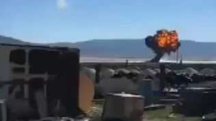 F-16C savaş uçağı çöle düştü! Pilot Saniyelerle Kurtuldu
