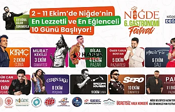 6. Niğde Gastronomi Festivali başlıyor