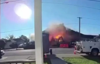 California'da Doğal Gaz Patlaması: 6 Yaralı, 3 Ev Yıkıldı
