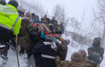 Çığ düştü: 22 ev boşaltıldı