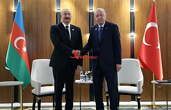Cumhurbaşkanı Erdoğan, Aliyev ile görüştü