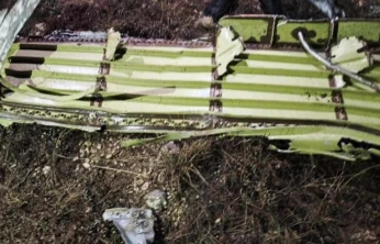 Düşen uçağın enkazına ulaşıldı