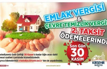 Emlak Vergisinde Son Ödeme Günü 30 Kasım