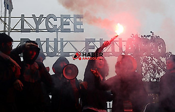 Fransa'nın lise eylemleri Belçika'ya da sıçradı