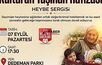 Heybe Sergisi Sanat Melikgazi'de açılacak