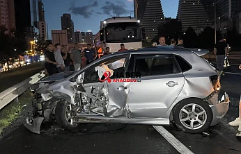 İstanbul'da meydana gelen kazalarda 10 kişi yaralandı