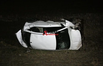 Kayseri'de otomobil devrildi: 1 ölü, 4 yaralı