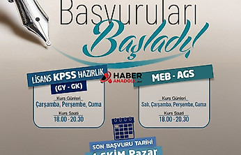 Kayseri'de ücretsiz KPSS ve MEB-AGS kursları başlıyor